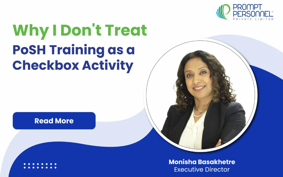 Why I Don’t Treat PoSH Training as a Checkbox Activity